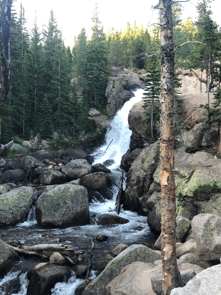 Alberta Falls Sunrise - Rocky Mountain National Park